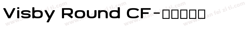Visby Round CF字体转换